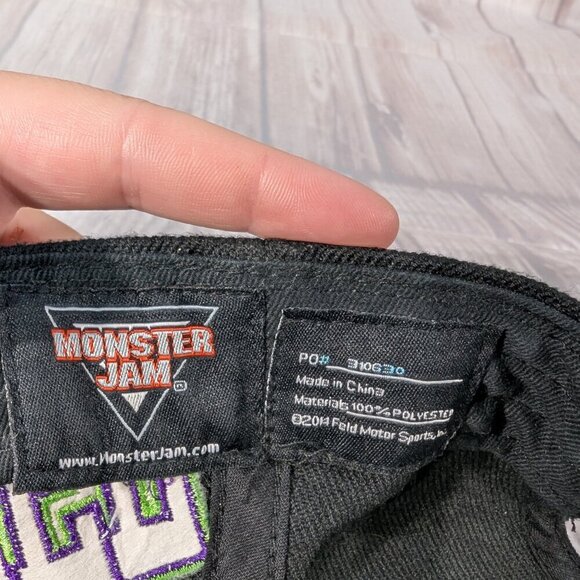 Monster Jam Grave Digger Truck Vintage Embroidered Snapback Hat Cap - Picture 6 of 7